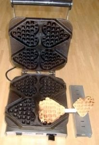 Anhänger Waffeleisen Neumärker Waffel am Stil Leihgerät
