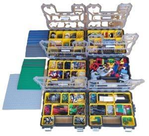 LSP geordnet Lego Serios Play in Koffern sortiert
